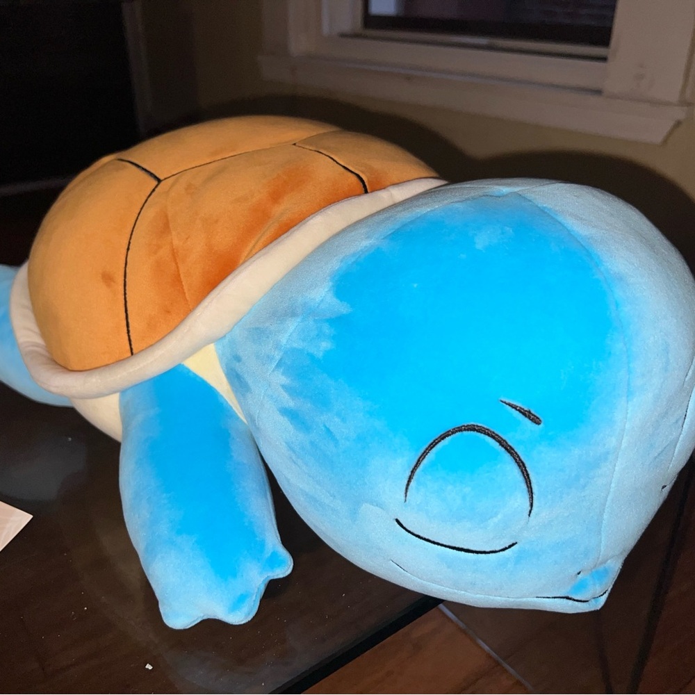 Blue and Orange Turtle Plush Toy